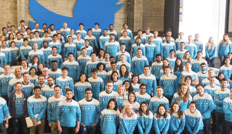Custom Christmas knitwear designed for Twitter (X)
