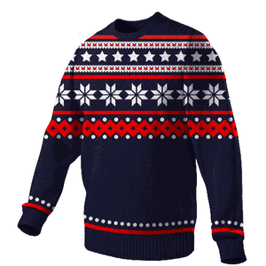 Image of a variety of custom Christmas Jumpers