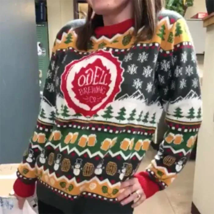 Branded Christmas jumper for Odell Brewing Co